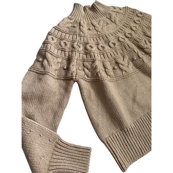 Banana Republic Preppy Couronne Sweater Beige Size Small - Picture 9 of 10